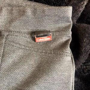 Calvin Klein Power Stretch Gray Dress Pants M